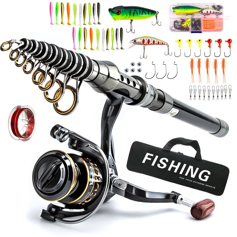 Freshwater Line - Conjunto Completo de Vara de Pesca